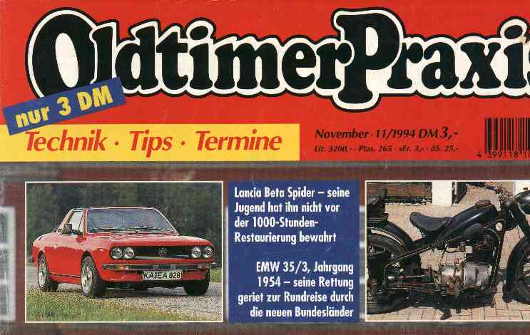 Oldtimer-Praxis 11/1994